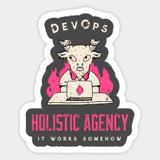 Devops holistic agency Sticker